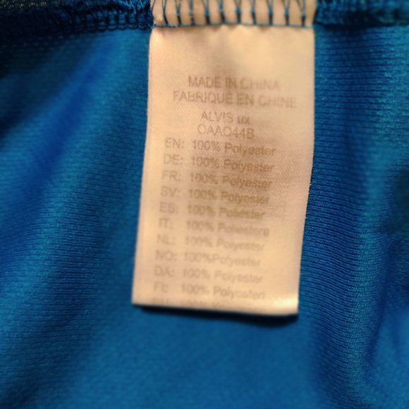 "RUN FAST" Pro Touch Dry-Plus T-Shirt Blue, Large - Picture 11 of 13